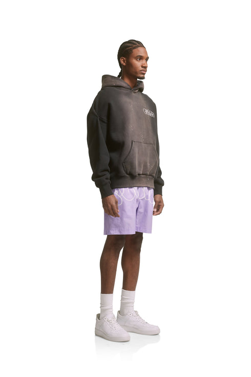 PURPLE BARND P401 Hwt Fleece P/o Hoodie Mens Apparel